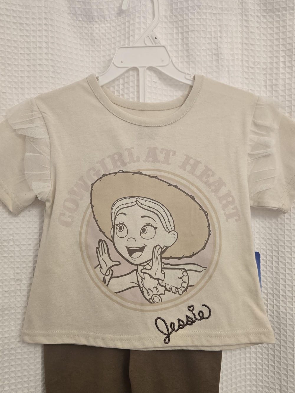 Disney Toy Story Jessie Cowgirl Cream Neutral  Matching Set